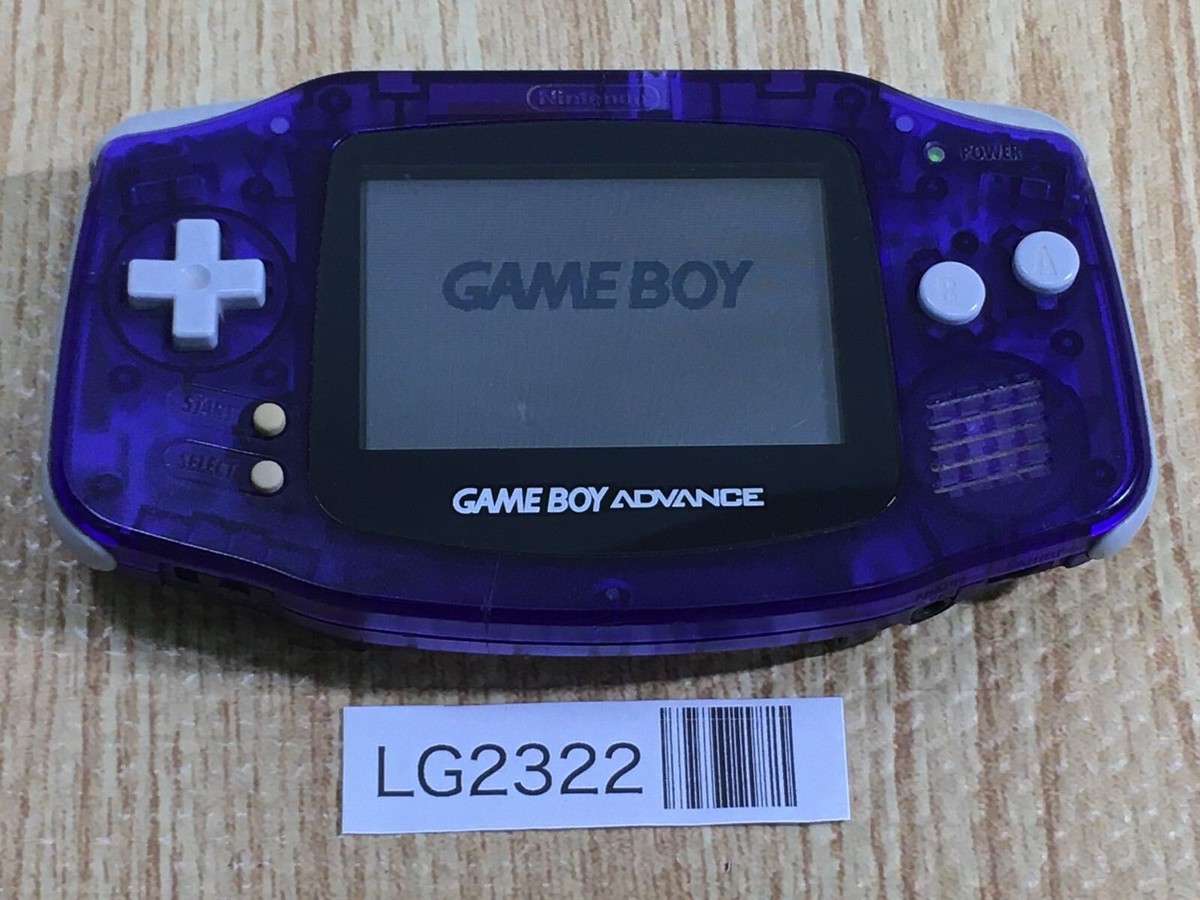 LG2322 Plz Read Item Condi GameBoy Advance Midnight Blue