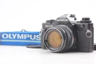 [ N MINT w/ Grip Strap] Olympus OM-4 Ti Black SLR Auto-S 50mm f/1.4 From JAPAN
