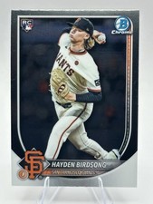 2025 Bowman Chrome Baseball Hayden Birdsong Rookie Bowman Base Giants