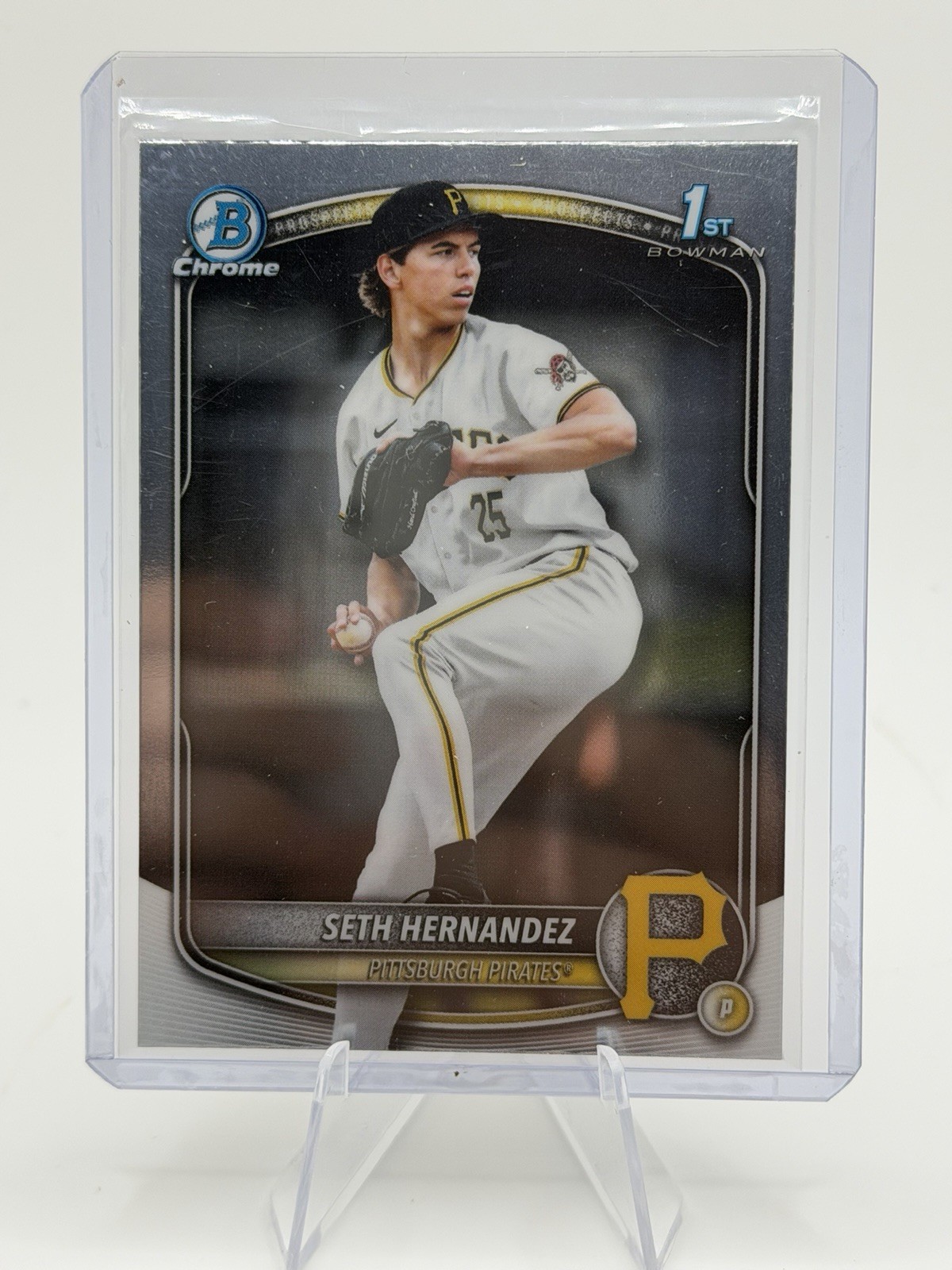 SETH HERNANDEZ 2025 BOWMAN CHROME DRAFT 1ST BASEBALL BASE PIRATES Q0223