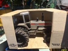 White  2-180 1/16 Diecast Farm Tractor Replica Collectible by Scale red stripe