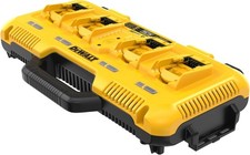DEWALT 20V MAX Charger, 4-Port, Rapid Charge DCB104 , Black/Yellow
