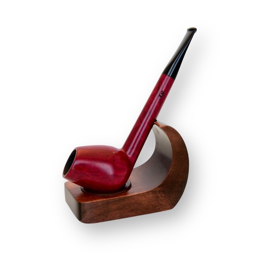 Bruyère Pfeife Bruyère Holz Rotpfeife Rauchen Tabakpfeife Billard Bruyère Unikat Pipe - Bild 8 von 9