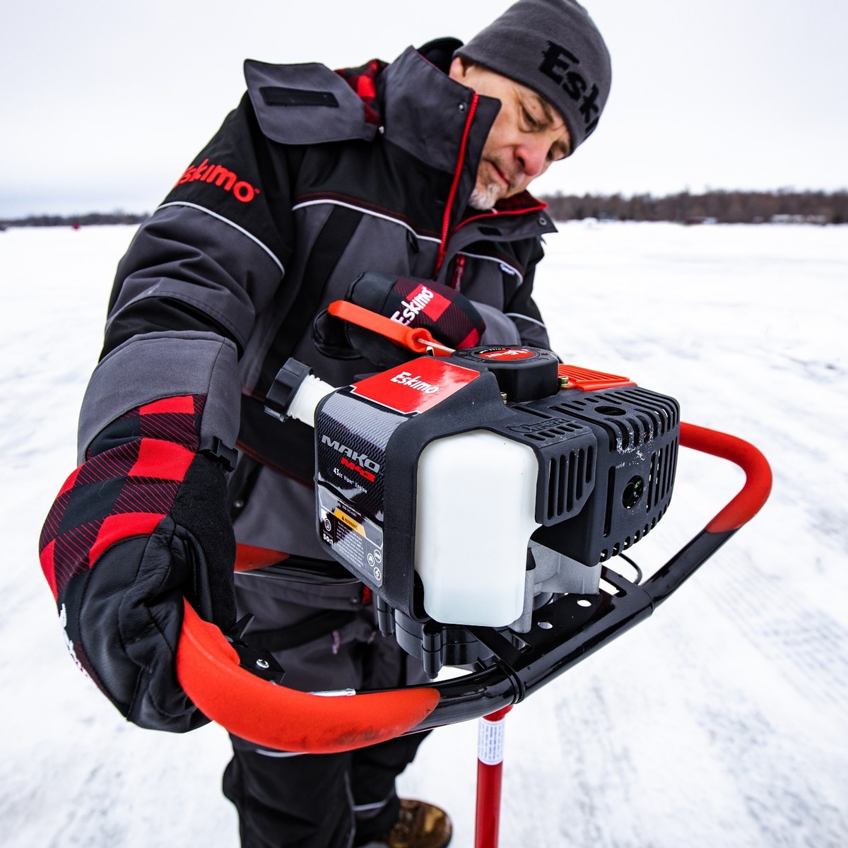 Eskimo M43Q8 Ice Auger Red for sale online