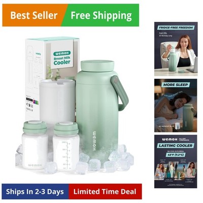 Breast Milk Cooler Bottle - 12H+ Ice-Cold/24H Safe Storage, Compatible with S...