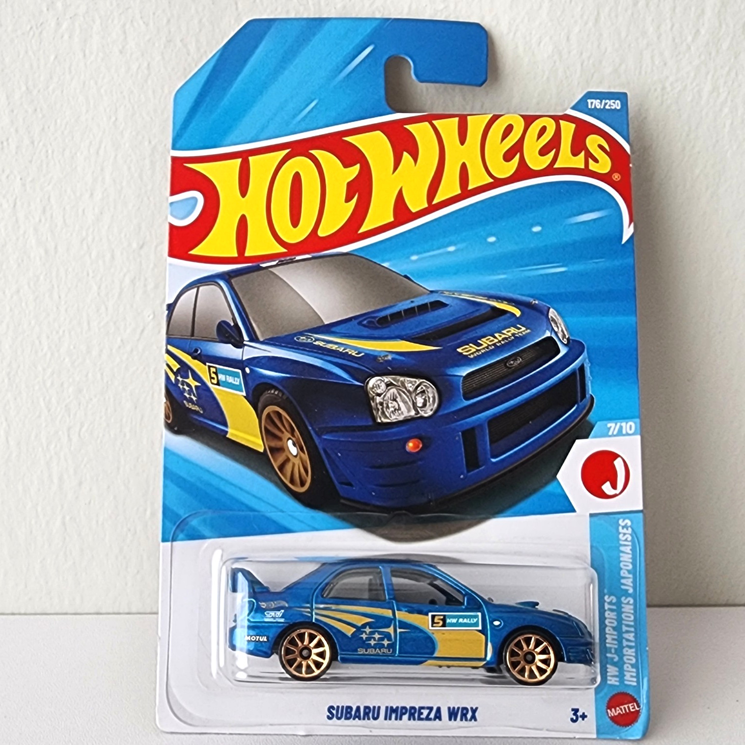 2026 Hot Wheels NEW Case J Subaru Impreza WRX Blue Long Card FREE Gift In hand