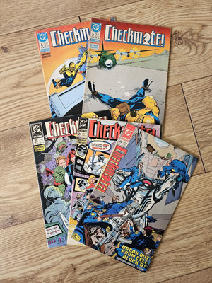   Checkmate Lot of 5 #4, 5, 20, 24, 28 DC Comics (1988) 1st Series 1st Print