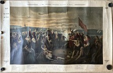 Large Antique Print Of The 1689 Relief Of Derry.