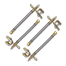 4 pcs 7"/180mm Metal Valve Stem Extenders, Universal Valve 4 Pack 7"/ 180 mm