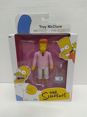 #ad Jakks Pacific The Simpsons Troy McClure 5quot; Action Figure 2025 New Sealed $16.00