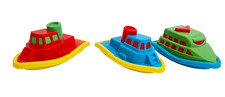 Toy Plastic Boat Bath Toys for Kids  Toddlers Set of 3 Kids Pool Toys