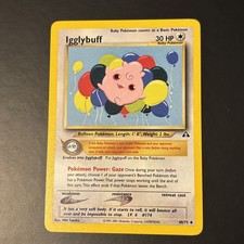 Igglybuff 40/75 Uncommon Neo Discovery Pokemon Unlimited LP on eBay