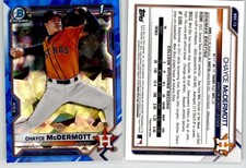 Chayce McDermott 2021 Bowman Draft Chrome Sapphire BDC-13 Astros 1st