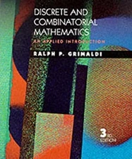 A Discrete and Combinatorial Mathematics Hardcover Ralph P. Grima
