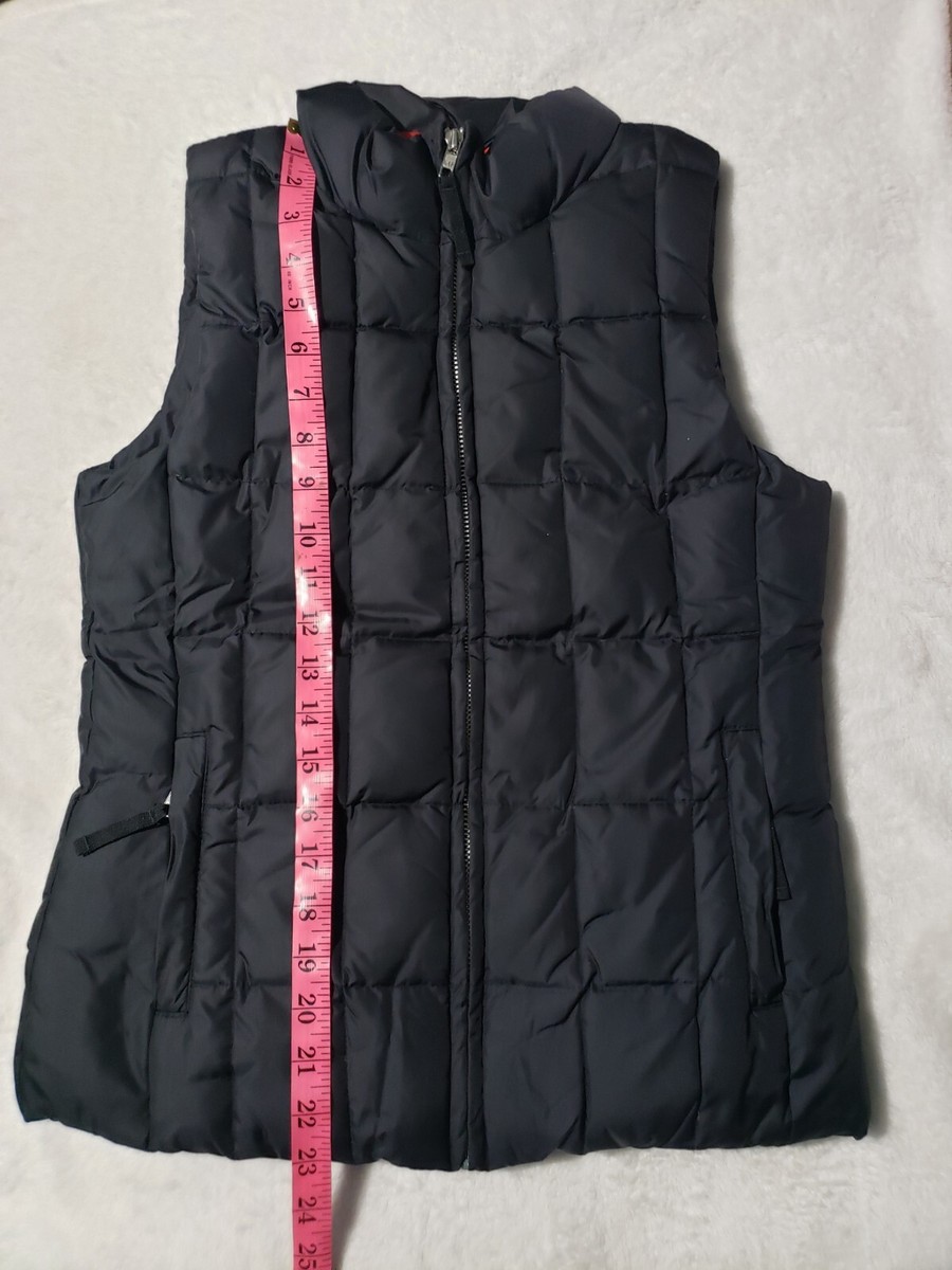 Vintage GAP Down Filled Puffer Vest Women's XS Quilted Black