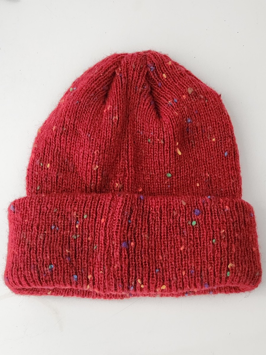 FW18 Supreme Colored Speckle beanie Dark Red Hat Worn 1x | eBay