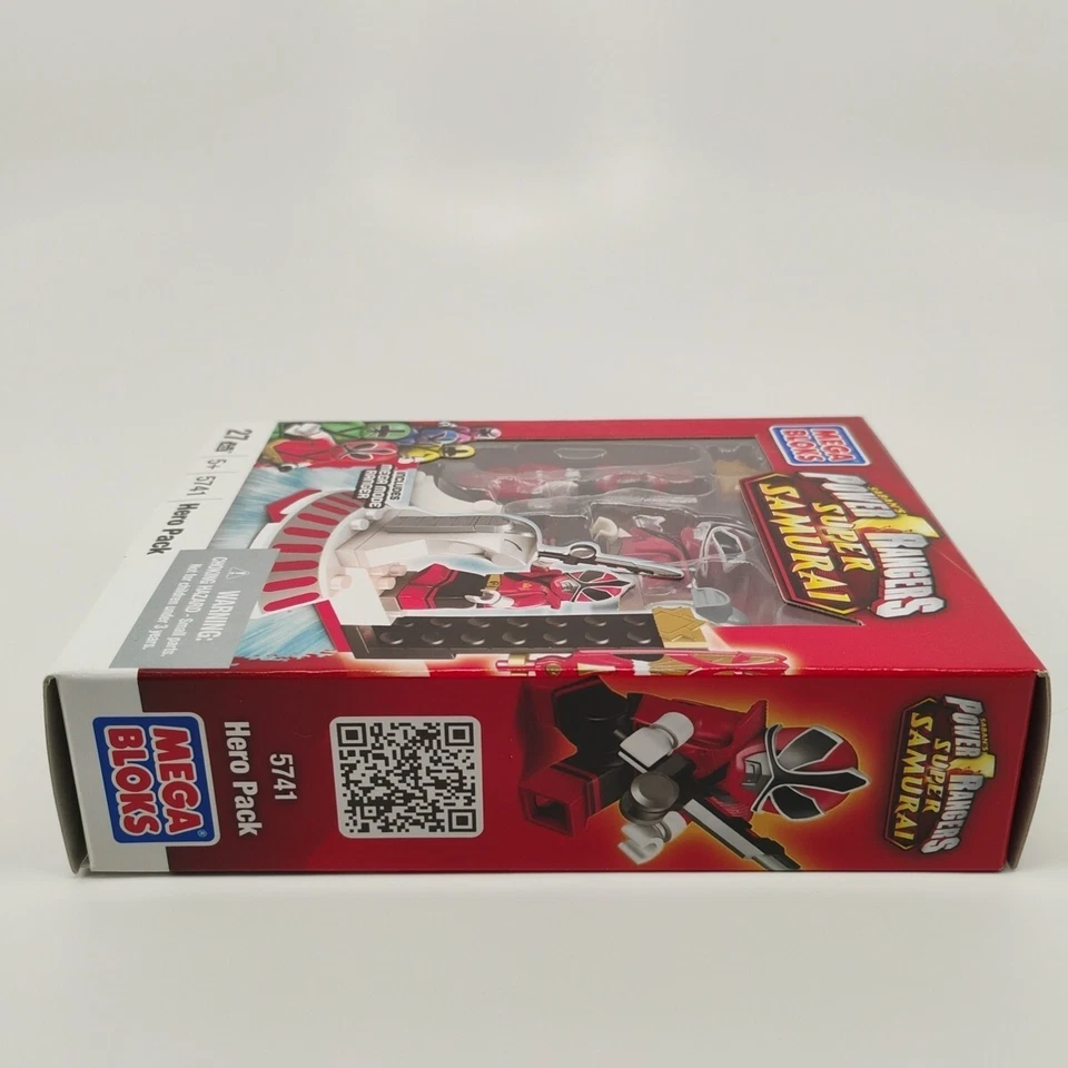 Mega Bloks Power Rangers Super Samurai Hero Pack 5741 Red Ranger RARE NEW - Image 3 of 4