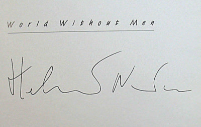 SIGNED Helmut Newton World Without Men Fashion Designers Women 1st