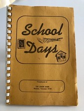 Vintage School Days Memory Book K-12 Photo Health Record Small Town Tennessee