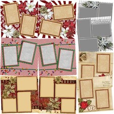SPIRIT OF CHRISTMAS - Scrapbook Layout Set