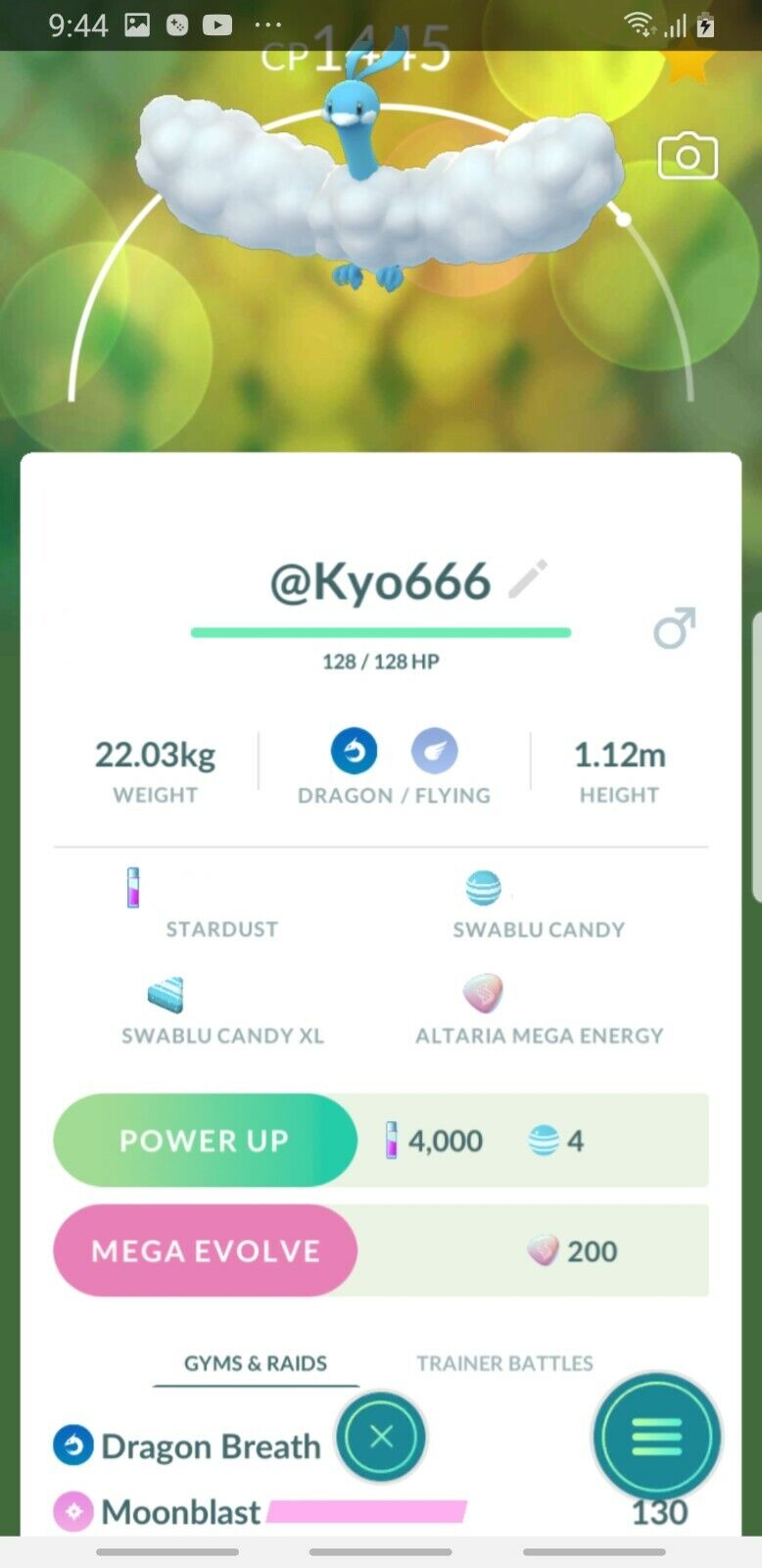 Gardevoir Pokemon Trade Go Lv40 Unlocked Charge Move Pokémon Go Pvp