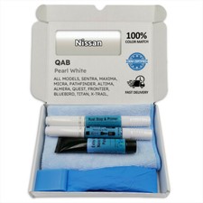 Pennarello vernice per Nissan bianco PEARL WHITE QAB SENTRA MAXIMA MICRA PATHFINDER ALTIMA
