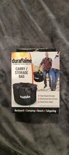 Duraflame 107584 Smokeless Fire Pit Carry & Storage Bag Black  19” SEALED!