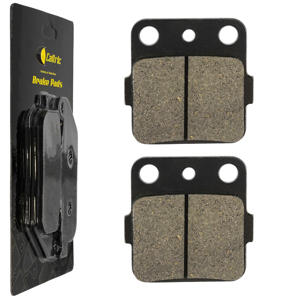 Front & Rear Brake Pad Set For Yamaha Wolverine 350 YFM350 (2000-2003) - Semi-Metallic, Improved Stopping