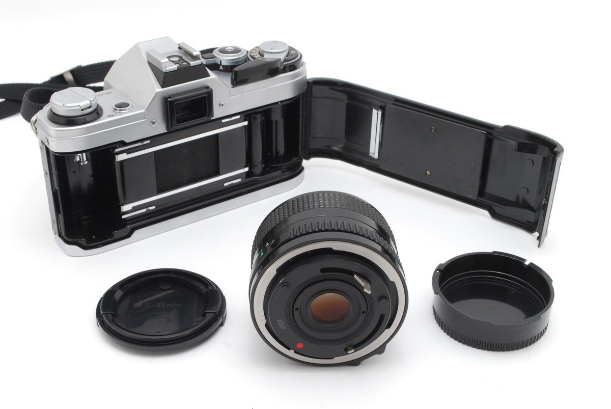 フィルムカメラ Canon AE-1 Silver + New FD 28mm f2.8 N MINT] Canon AE-1 Silver 35mm Film Camera NFD New FD 28mm
