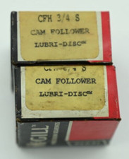 Lot of (2) McGill CFH-3/4-S 3/4" Heavy Shaft Cam Follower Bearing
