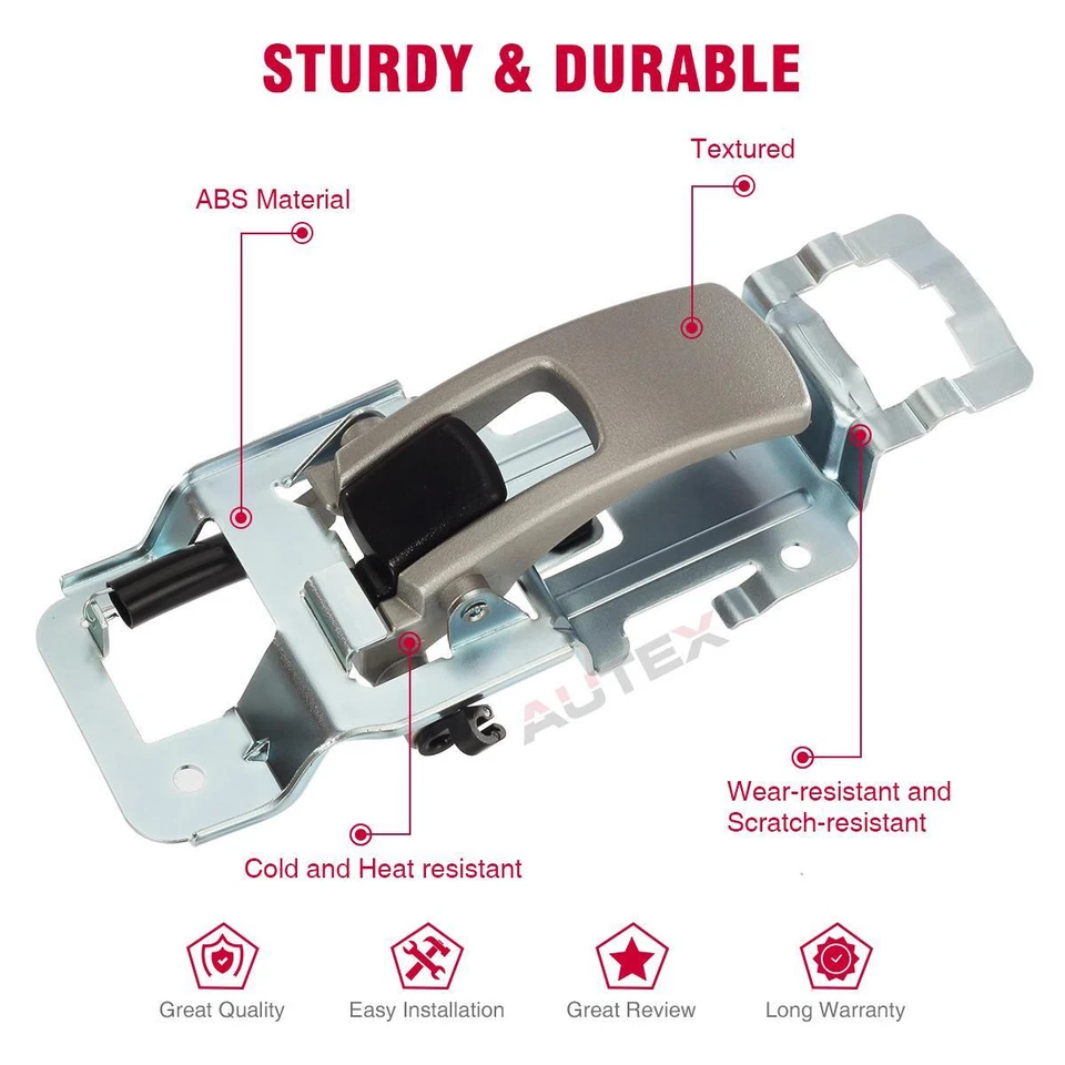 Manija interior de la puerta delantera/trasera del lado del conductor 81918 para Chevrolet Equinox 2005-2009 Foto 2 de 4