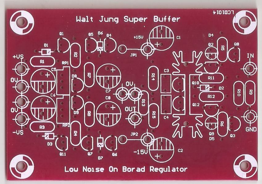 Walt Jung Diamond Buffer W/ Low Noise Kubota Regulator transistor