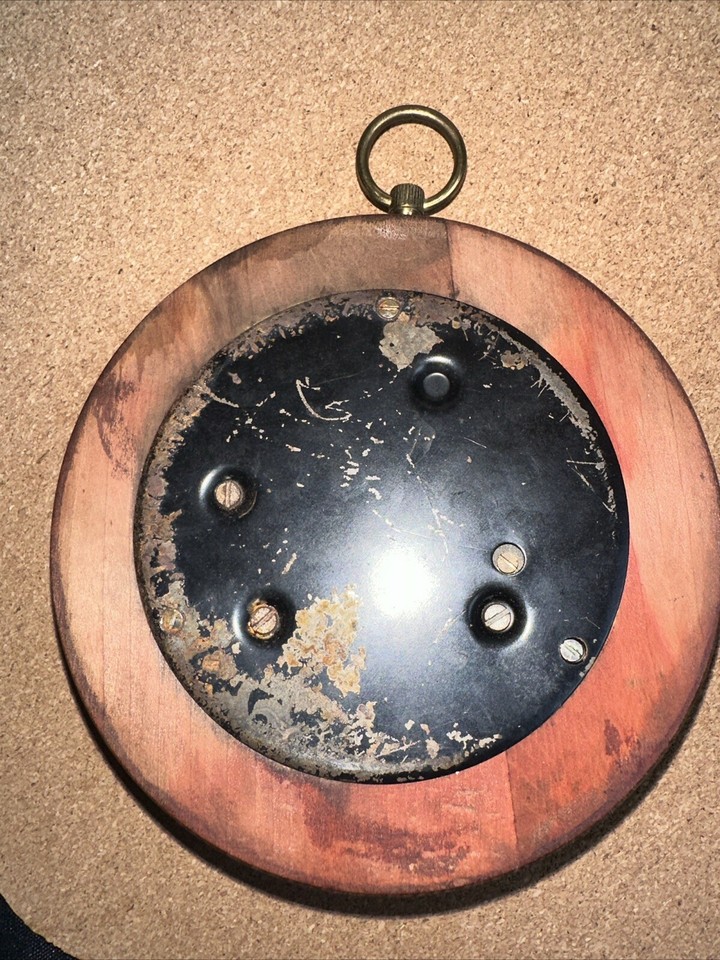 Vintage Swift Nautical Wall Hanging Barometer West Germany Wood and