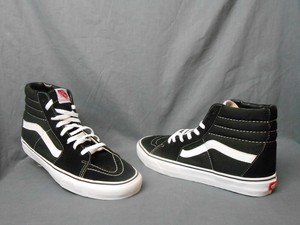 girls black vans size 3