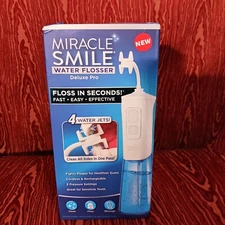 Ontel Miracle Smile Water Flosser Deluxe Pro for Teeth & Gum Health 360 Cleaning
