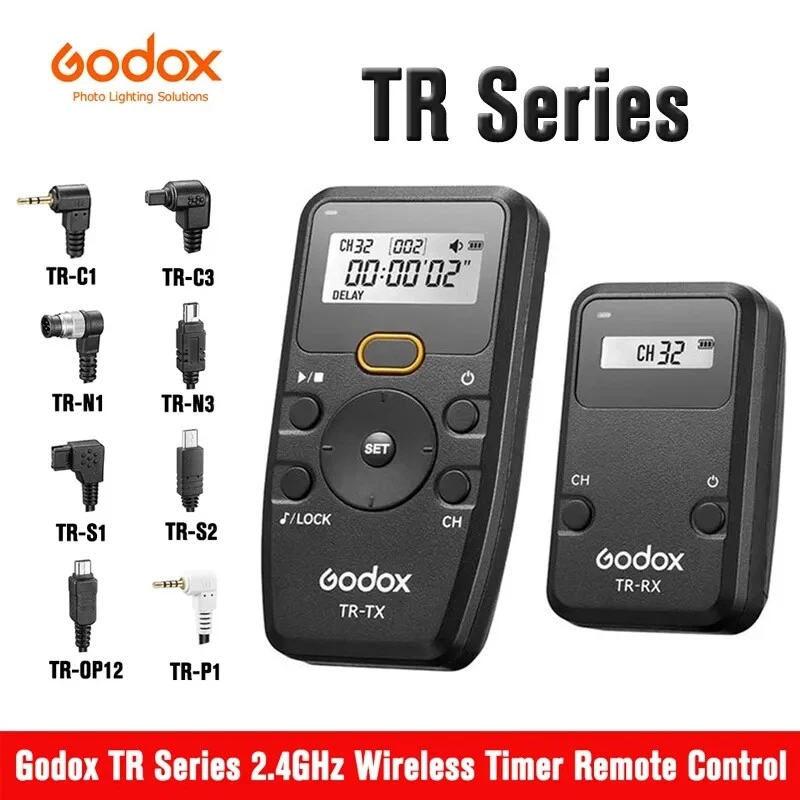  GODOX TR-C1 C3 N1 N3 S1 S2 P1 OP12 Wireless Remote Shutter Release Canon Sony - image 2 of 4