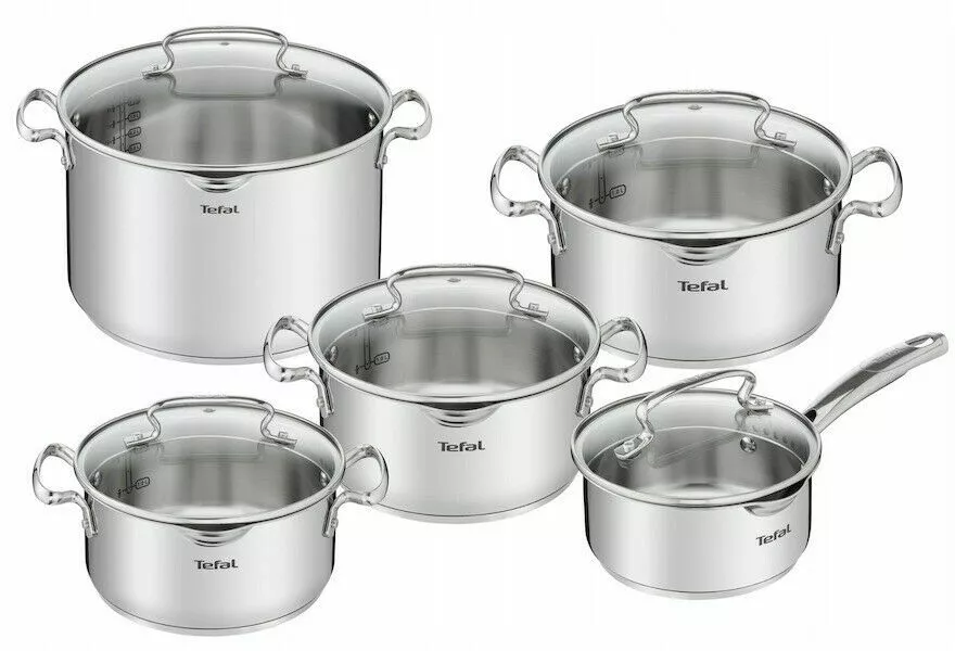 Cookware set DUETTO+, 10 pcs, Tefal