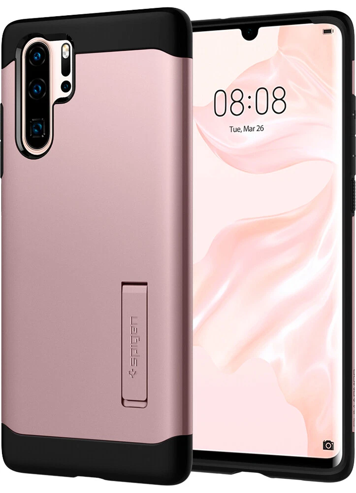 Huawei P30 Pro Case, Spigen Slim Armor Dual Layer Protective Cover - Rose  Gold