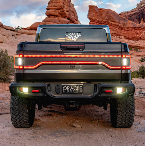 ORACLE Lighting Rear Bumper LED Reverse Lights For 2020-2023 Jeep Gladiator JT - Picture 12 of 21