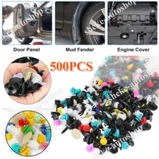 500pcs/pack Clips Car Body Push Pin Rivet Trim Moulding Fastener Screwdriver Kit