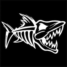 Bonefish Vinyl Decal / Sticker 2(TWO) Pack