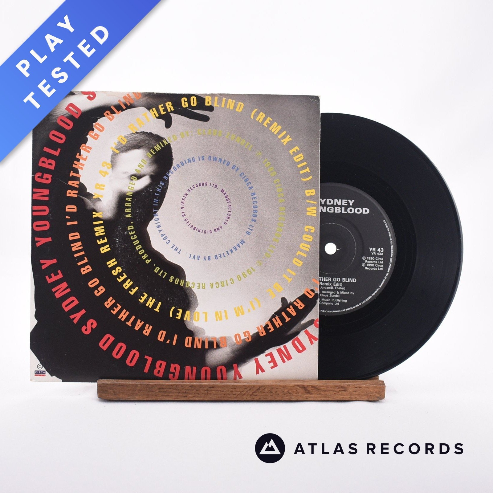 Sydney Youngblood - I'd Rather Go Blind - 7"" Vinyl Record - VG+
