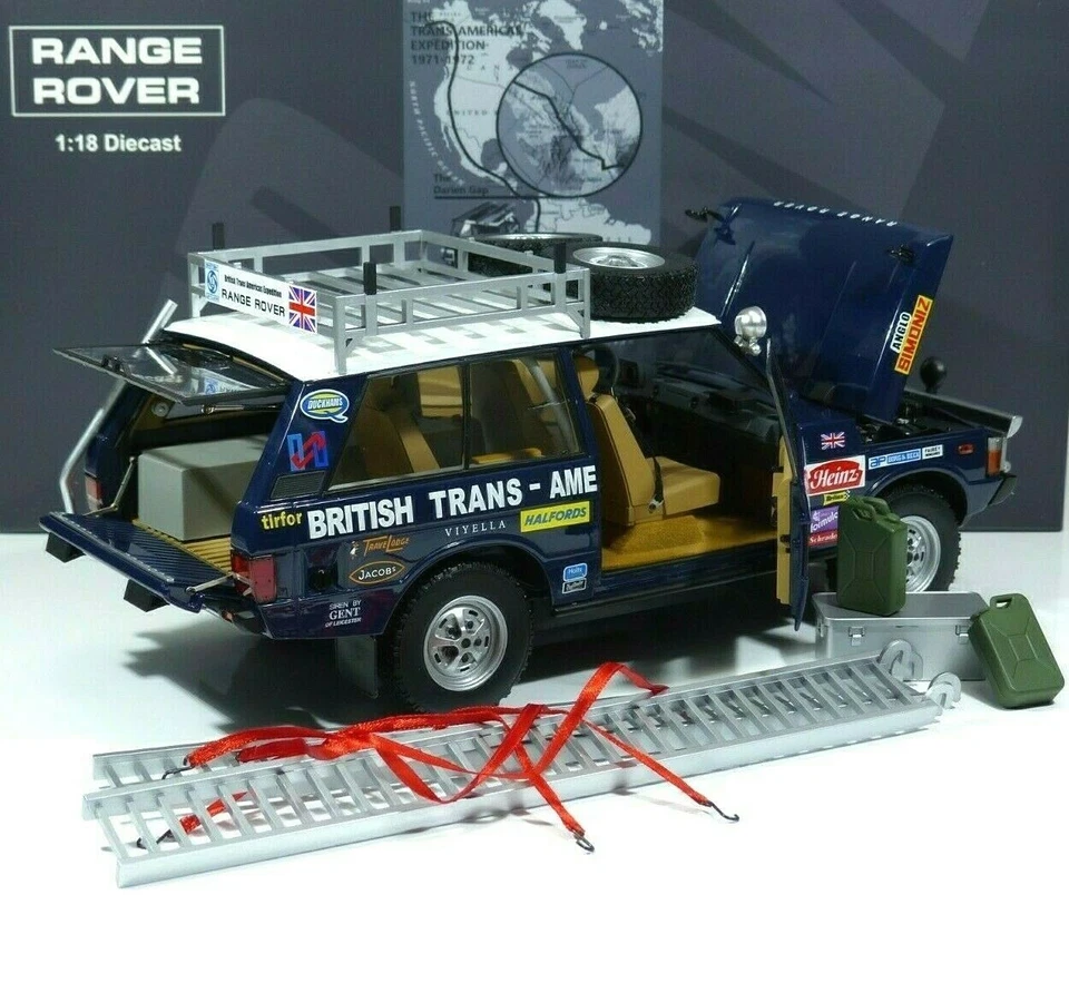 Range Rover La British Trans-Americas Expedition 1971-72 868K 1:18 Quasi Reale - Immagine 2 di 4