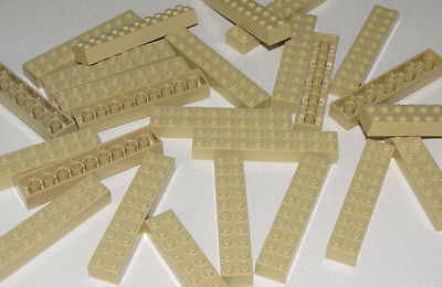 Tan Building Blocks LEGO LOT OF 25 NEW 2 X 10 DOT TAN BUILDING BLOCKS PIECES | eBay