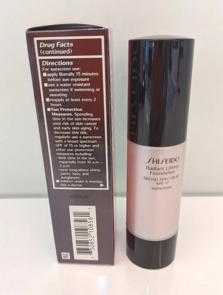 Shiseido Radiant Lifting Foundation - I60 - SPF 17 - 1.2 oz. - New in Box - Image 4 of 4