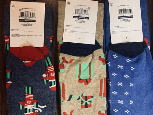 Adults Christmas Holiday Socks Size 6-12. 3 Pair - Picture 4 of 4