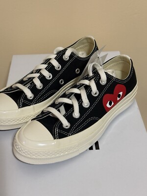 Comme des Garcons Play x Converse Chuck Taylor All-Star 70 Low Top Sz US3 - DSWT