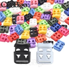 Cord Lock Stopper Cord Rope Clip Drawstring Fastener Slider Shoelaces DIY sewing
