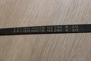 Keilriemen Trockner Miele Novotronic Antriebsriemeniemen Tnr.1492190, 5PJ 1915