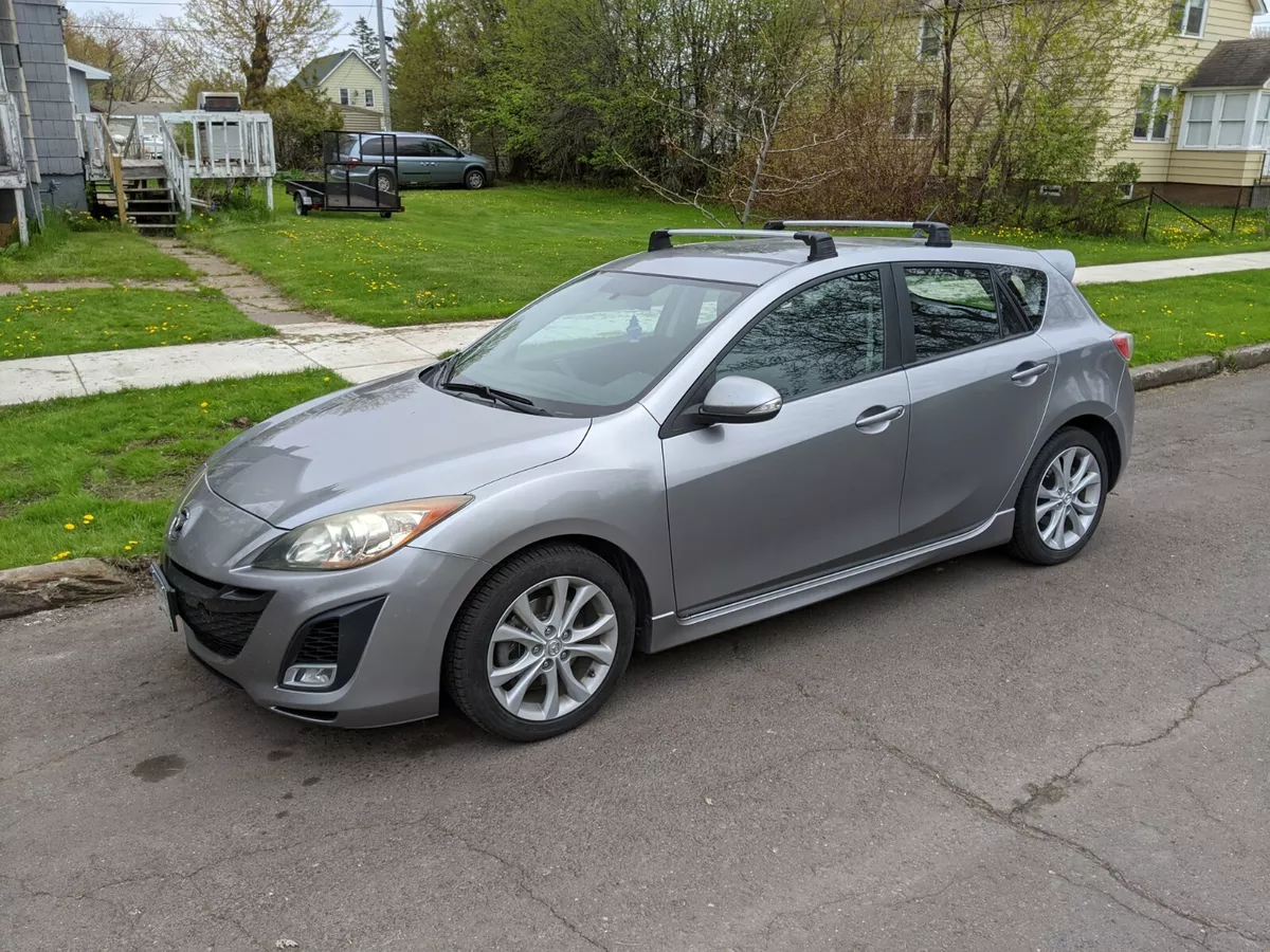 Silver Roof Rack Cross Bar for Mazdaspeed3 2009 2013